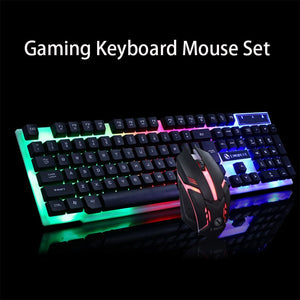 High Quality Gaming Keyboard Mouse Glowing Set