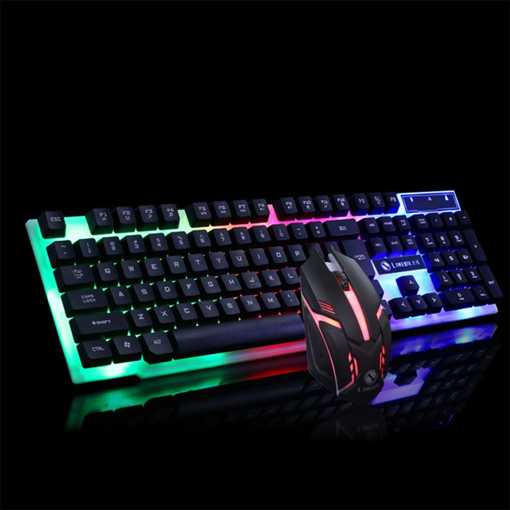 High Quality Gaming Keyboard Mouse Glowing Set