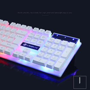 High Quality Gaming Keyboard Mouse Glowing Set