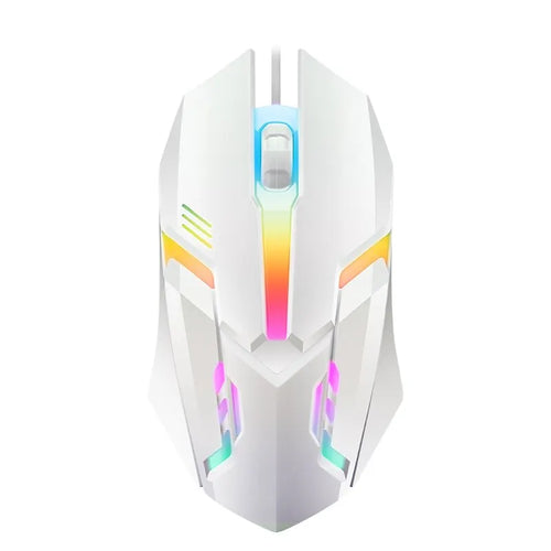 1 PC ITLY M01 Sports LED Luminous Backlit USB Wired Gaming Mouse for