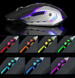 Ninja Stealth 7 Wireless Silent LED Gaming Mouse