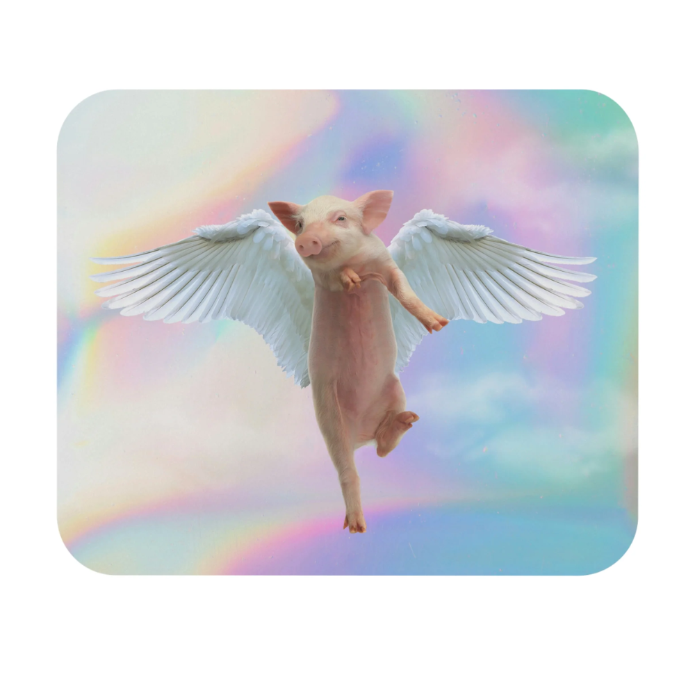 Flying Pig Mouse Pad