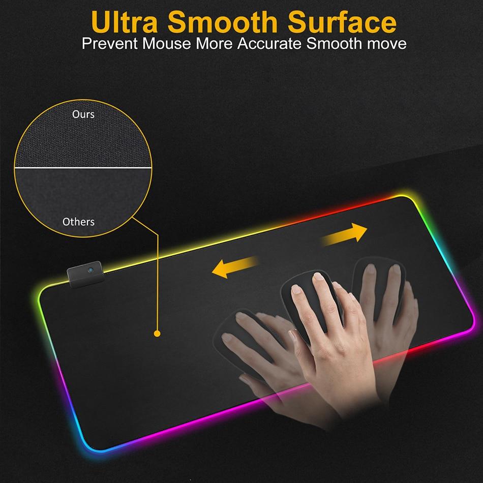 Ninja 1 Touch Light Up Mouse Pad - Large Size