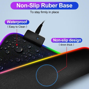 Ninja 1 Touch Light Up Mouse Pad - Large Size