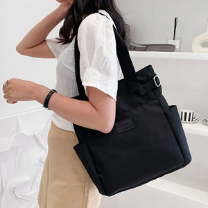 Fashion Multifunction Tote Bag Female Large Capcity Oxford Shoulder Bag Daily Handbags Travel Shopping Handle Bags Casual Purse