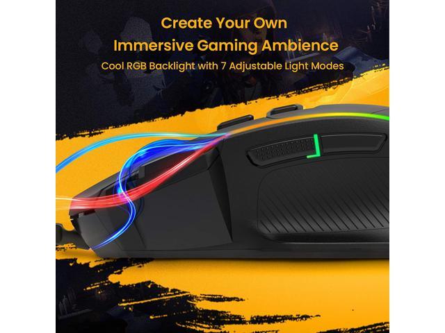Pictek Wired Gaming Mouse Adjustable DPI up to 7200