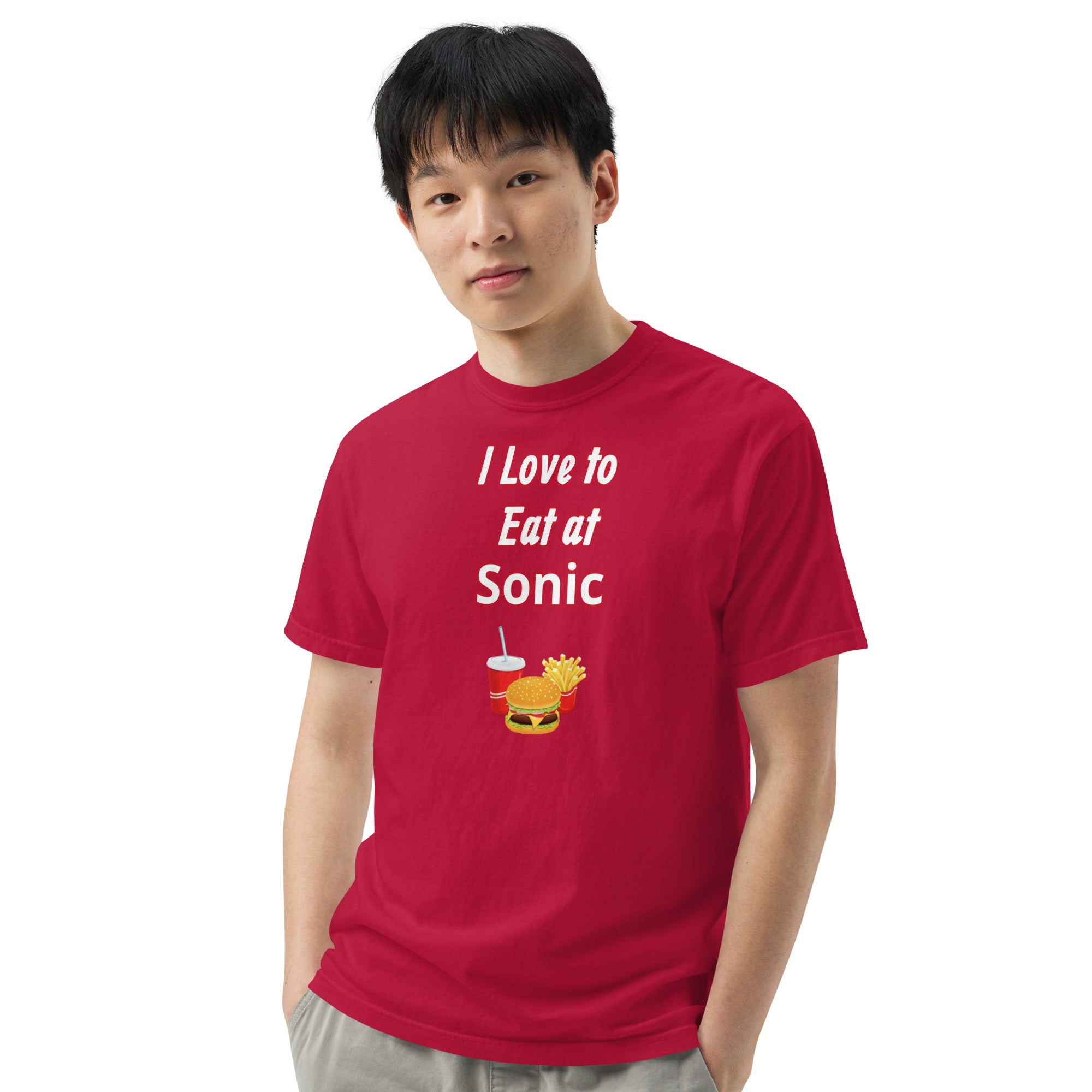 I Love Sonic Heavyweight T-Shirt