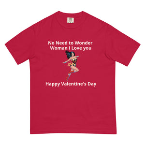 Wonder Woman Valentine heavyweight t-shirt