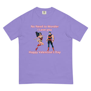 No Need to Wonder - Valentine's Day heavyweight t-shirt