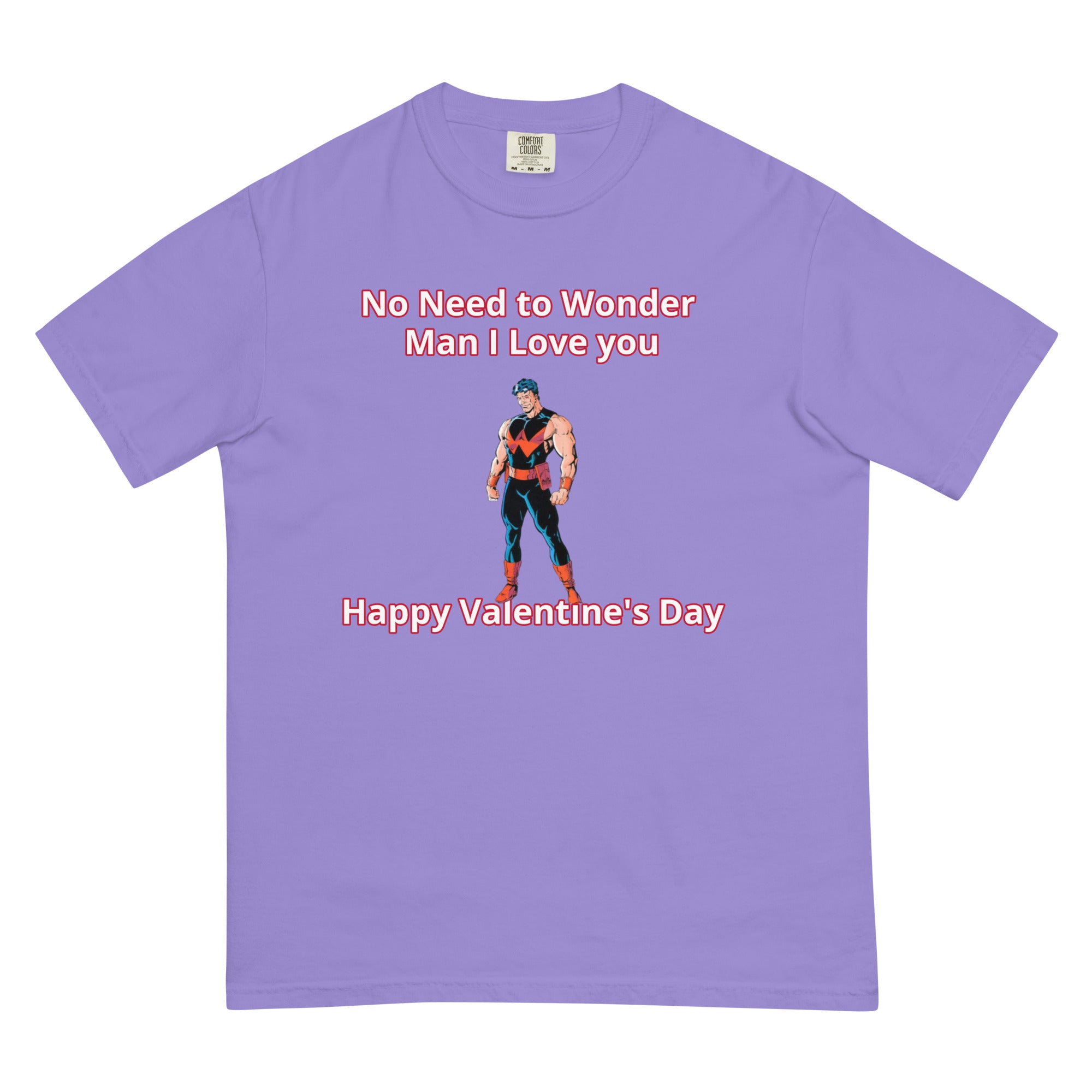 Wonder Man Valentine heavyweight t-shirt